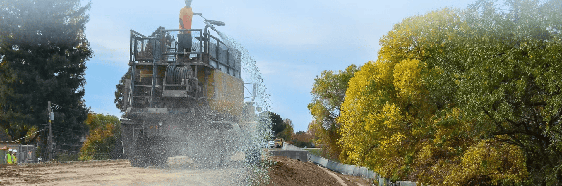 Prime Hydroseeding lawn background