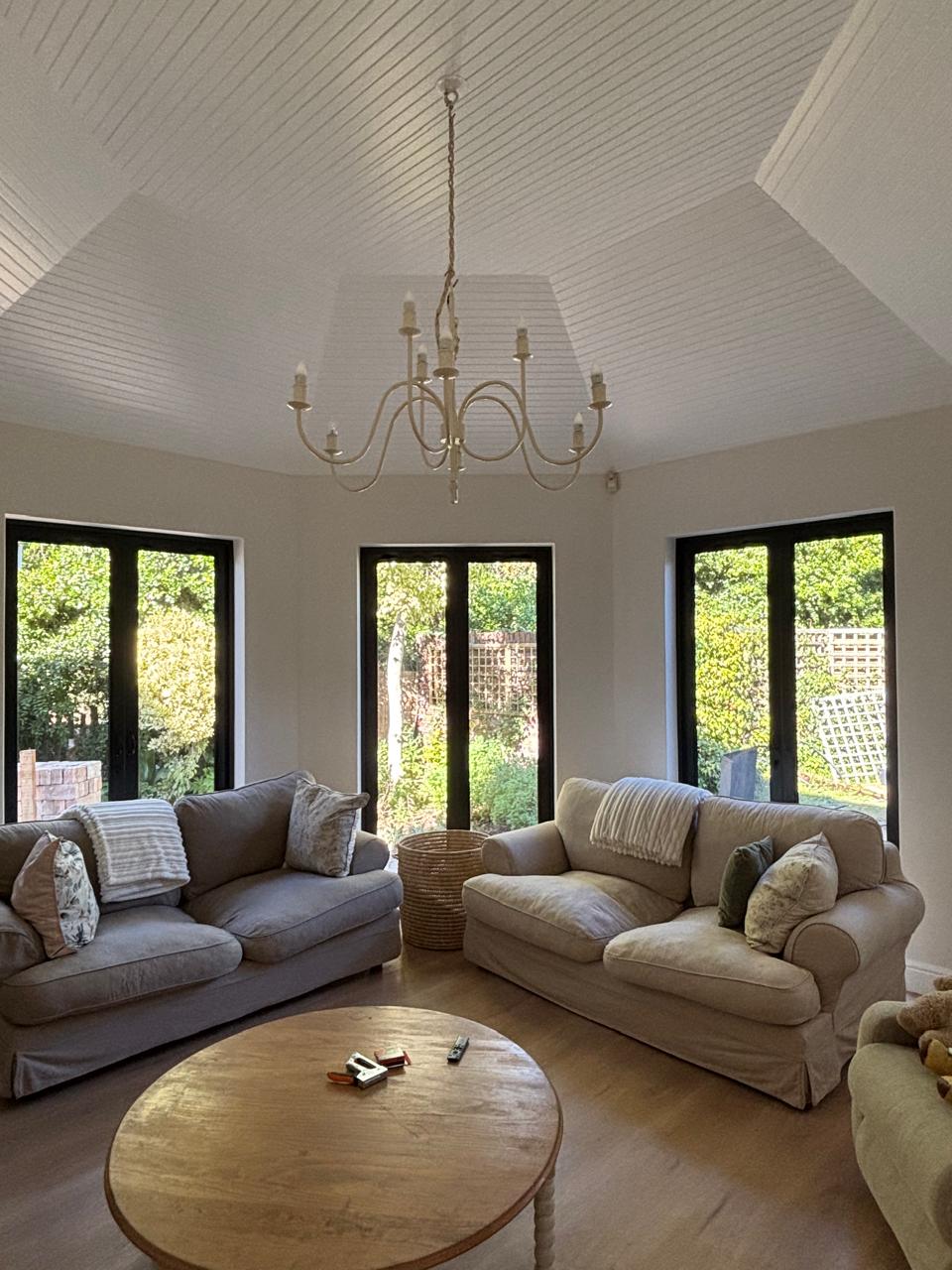 Commercial aluminium window installation
