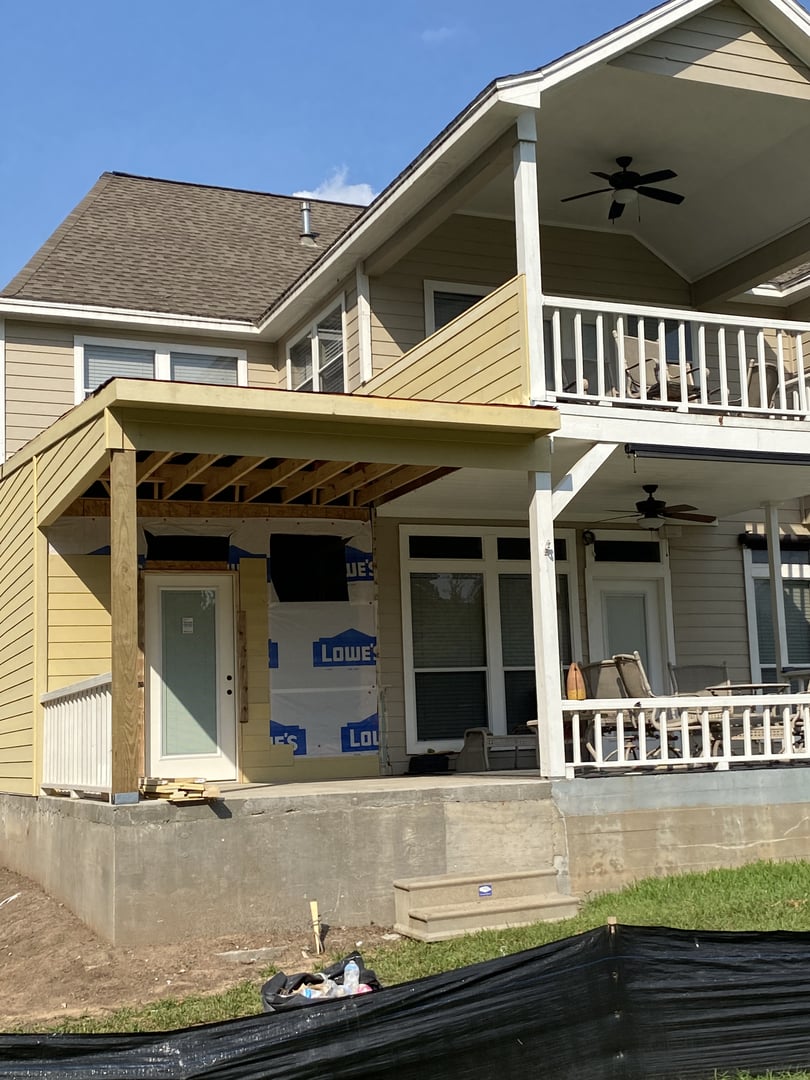 Seven Coves addition - exterior progress