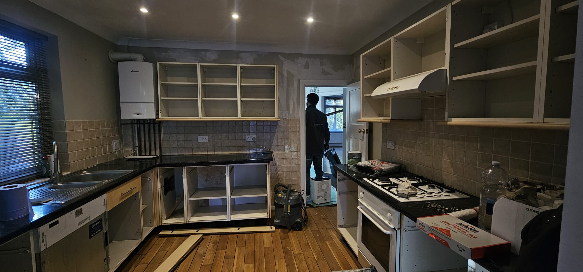 Kitchen 2 during renovation