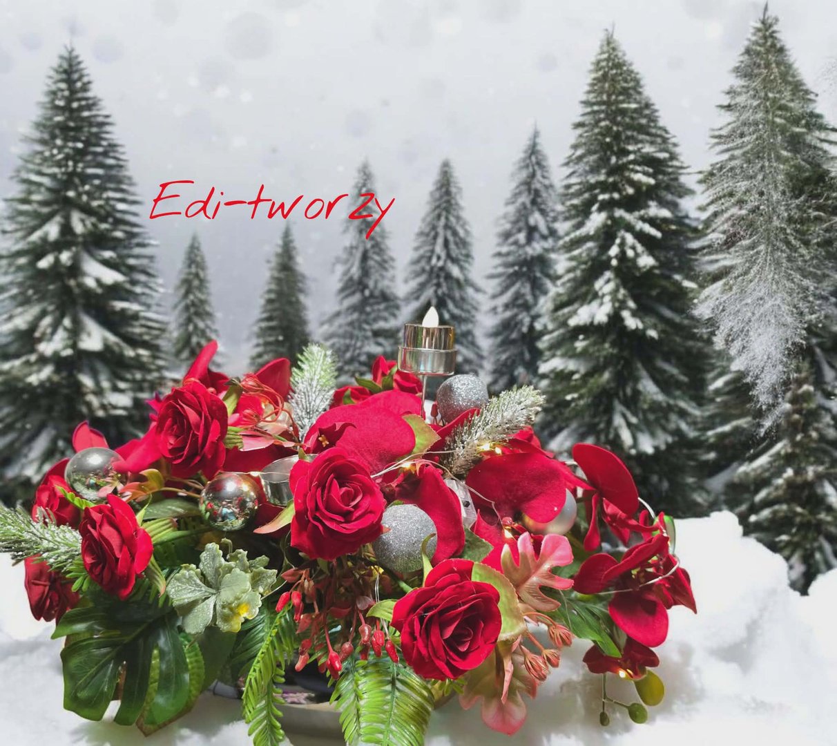 Kompozycja kwiatowa 165 zł