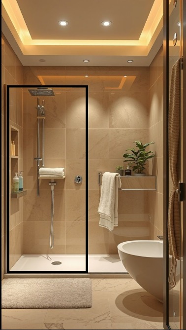 Wooden window open detail. Bottom hung window. Wooden, Metal, PVC door frame closeup view. Stylish chrome handle. Energy efficient and safety profile. Residential garden blurred background.