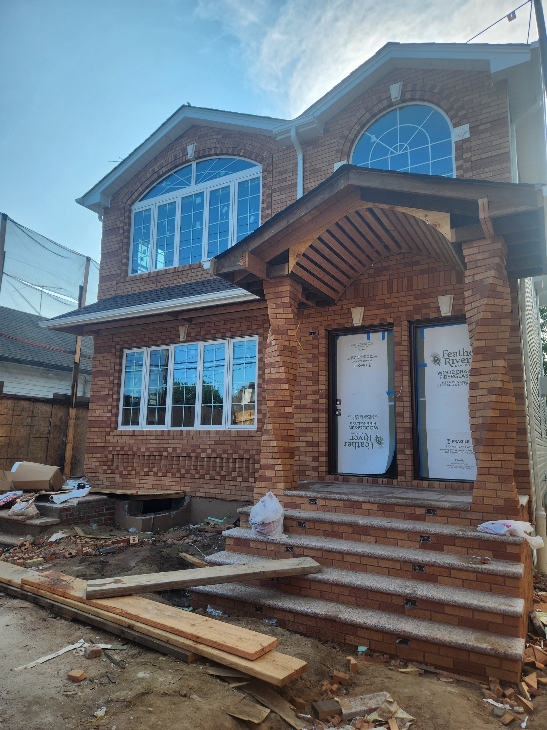 Heavy equipment construction project