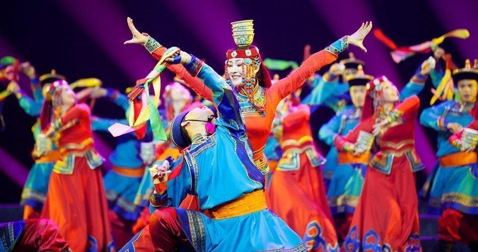 Traditional Mongolian music and dance performance showcasing cultural heritage