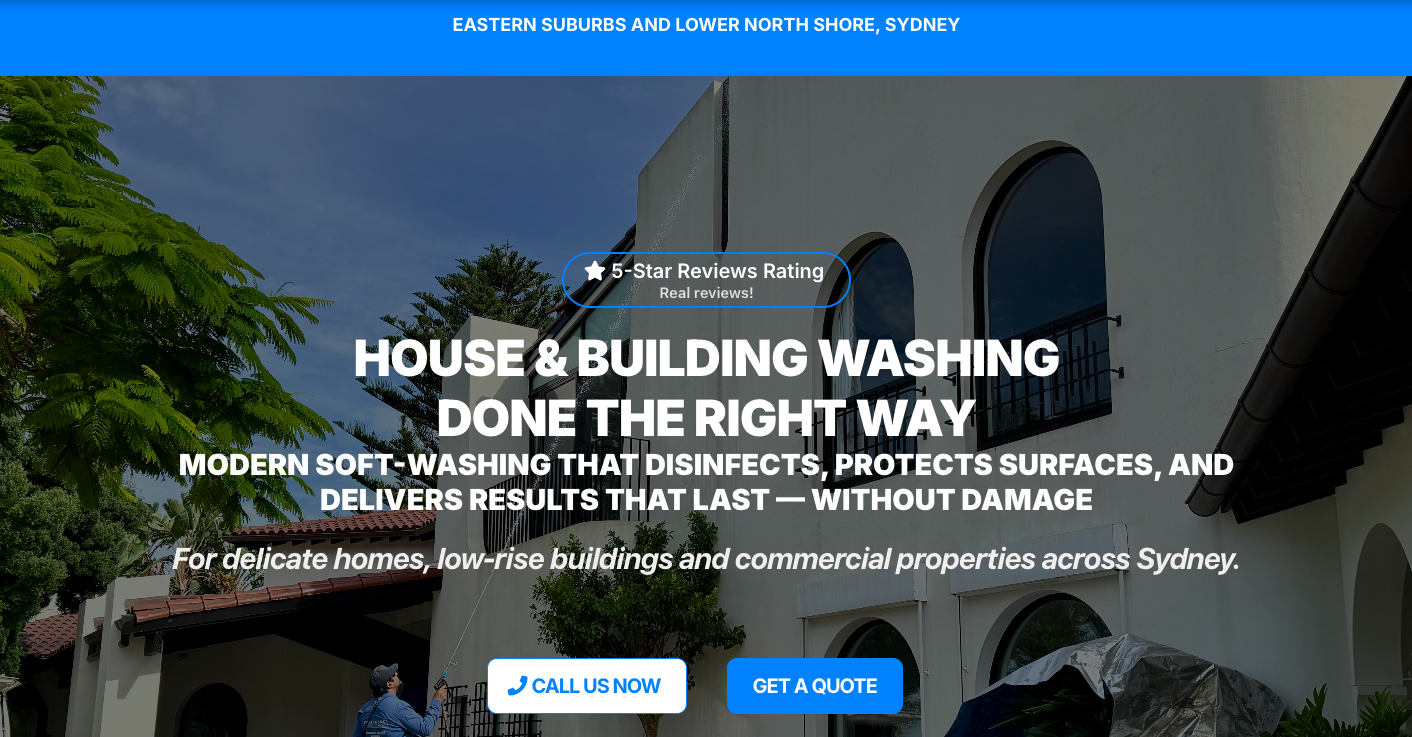 Swet Home Exterior Cleaning Website