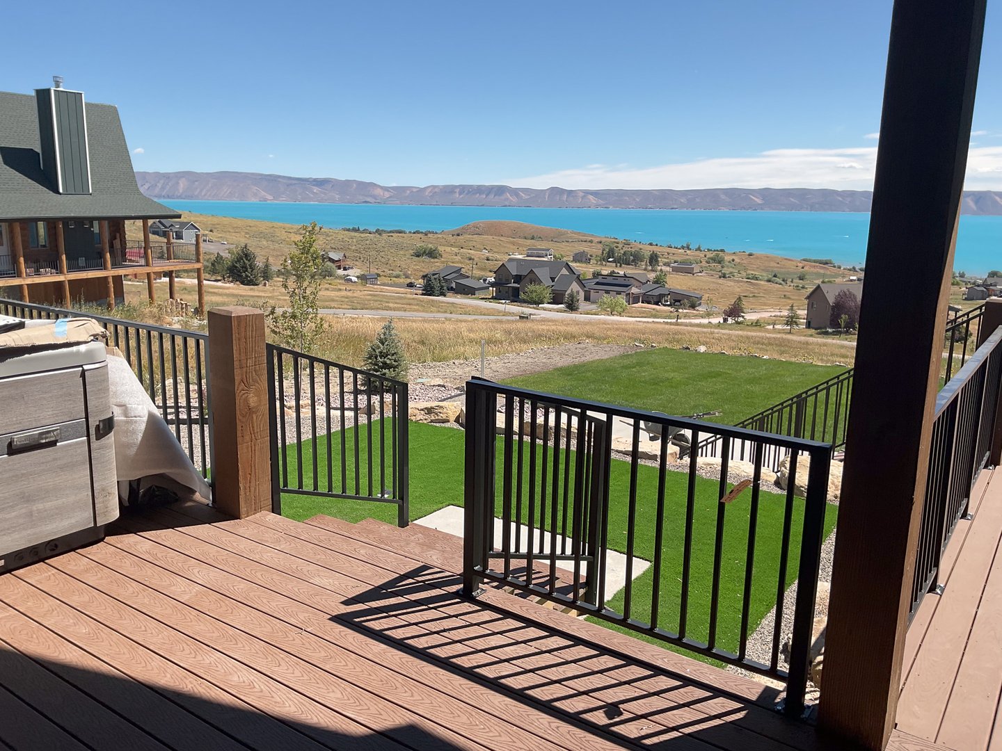 Professional installation of custom metal railing