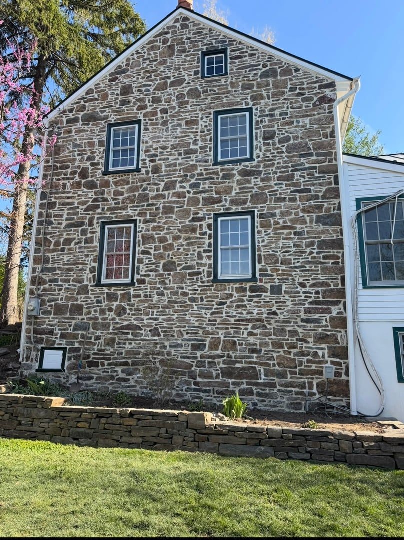 After concrete masonry work