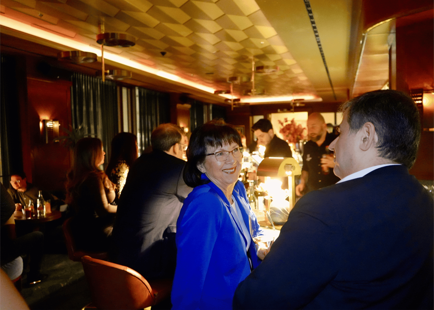 Exclusive networking event with business professionals