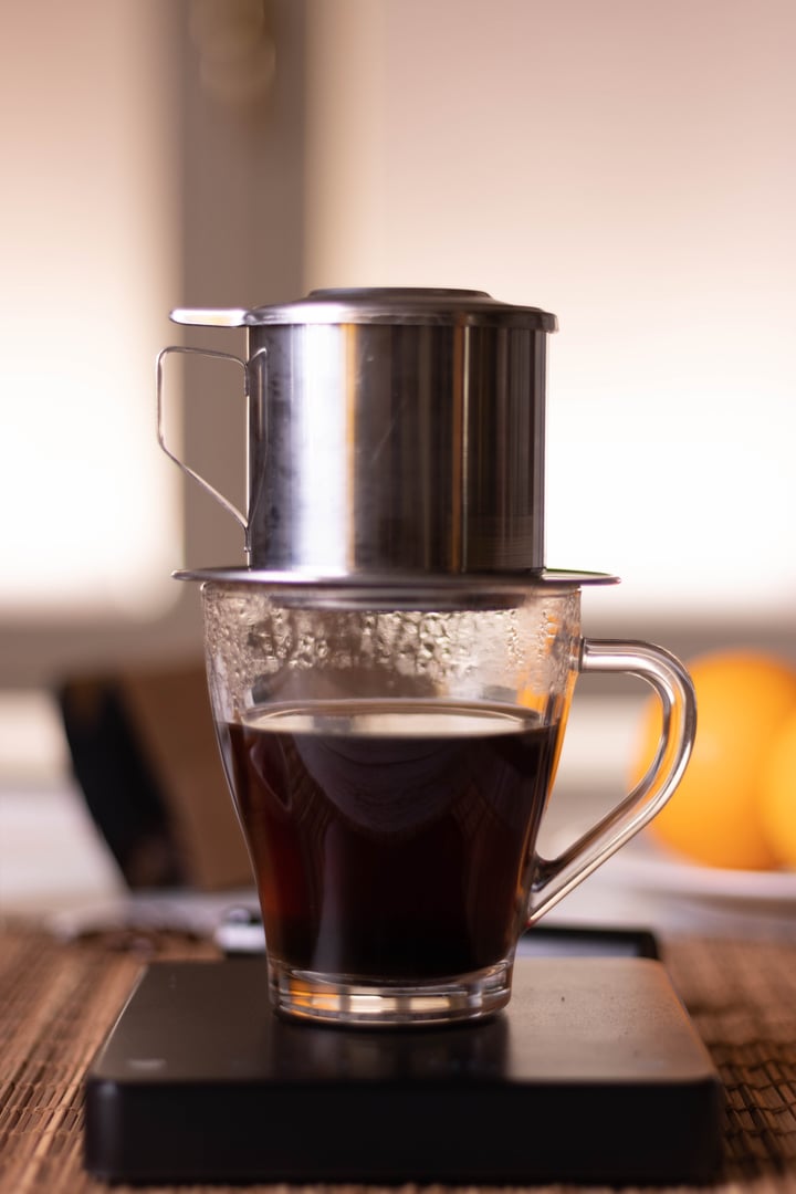 preparation of specialty coffee infusion. High quality photo