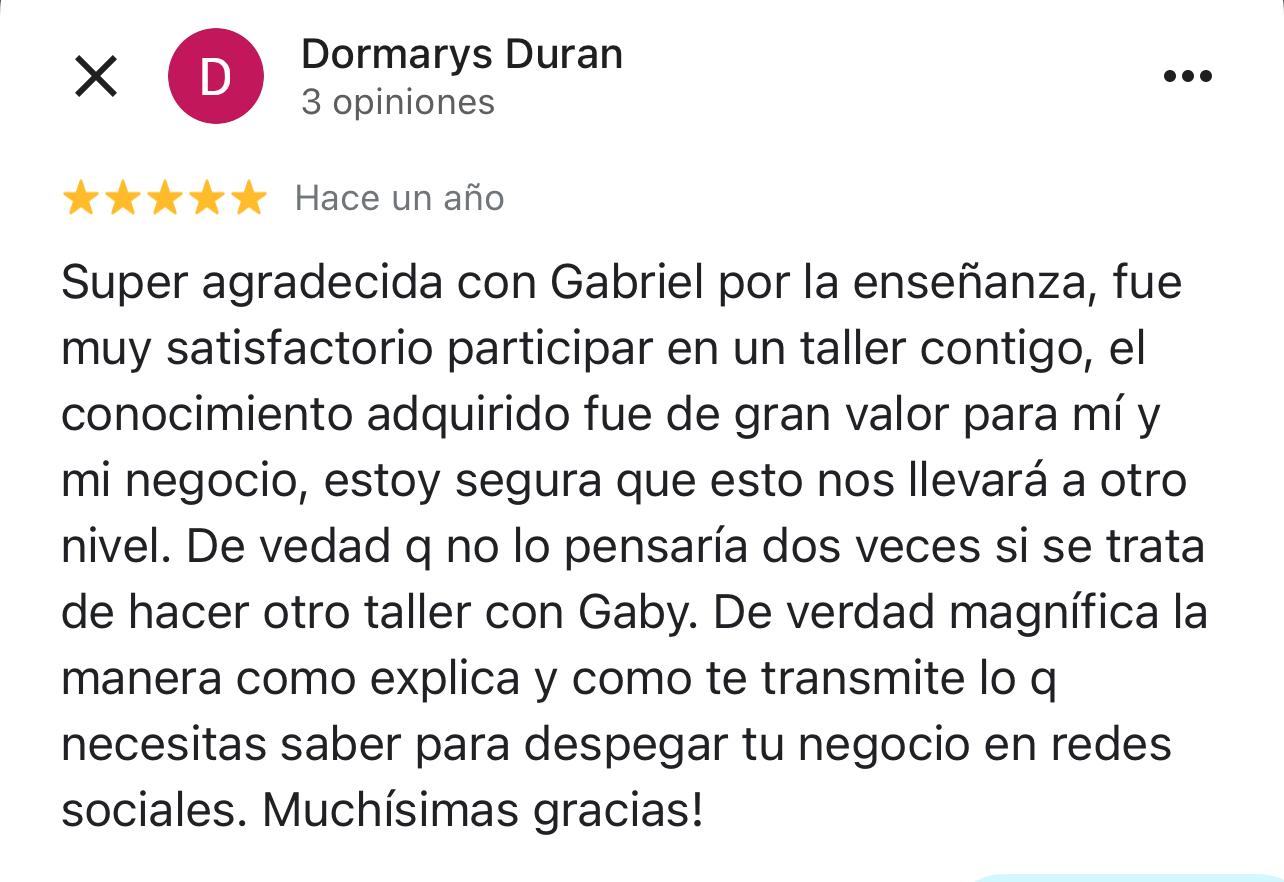 Reseña de cliente 4