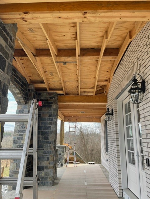 Before - Emergency roof rebuild project