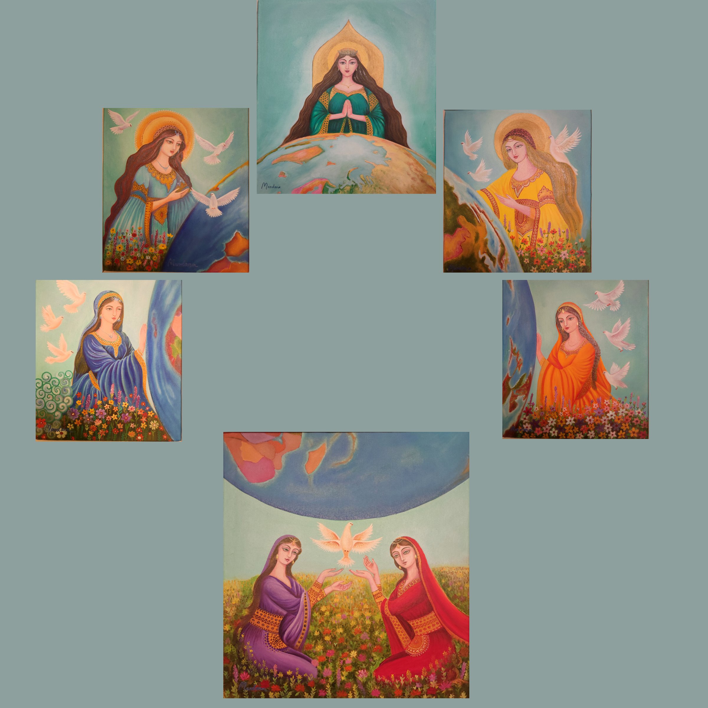 اثری با الهام از فرهنگ ایرانی و هنر کلاسیک