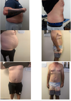 Male client social proof and testimonials