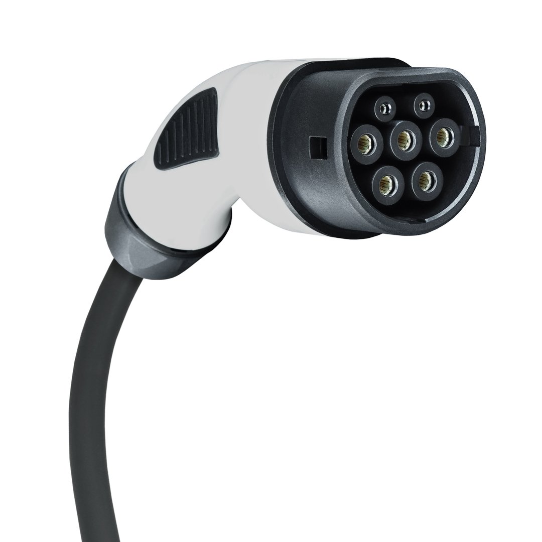 This is a fast electric car charger green energy environment friendly driving vehicle station isolated on white background.