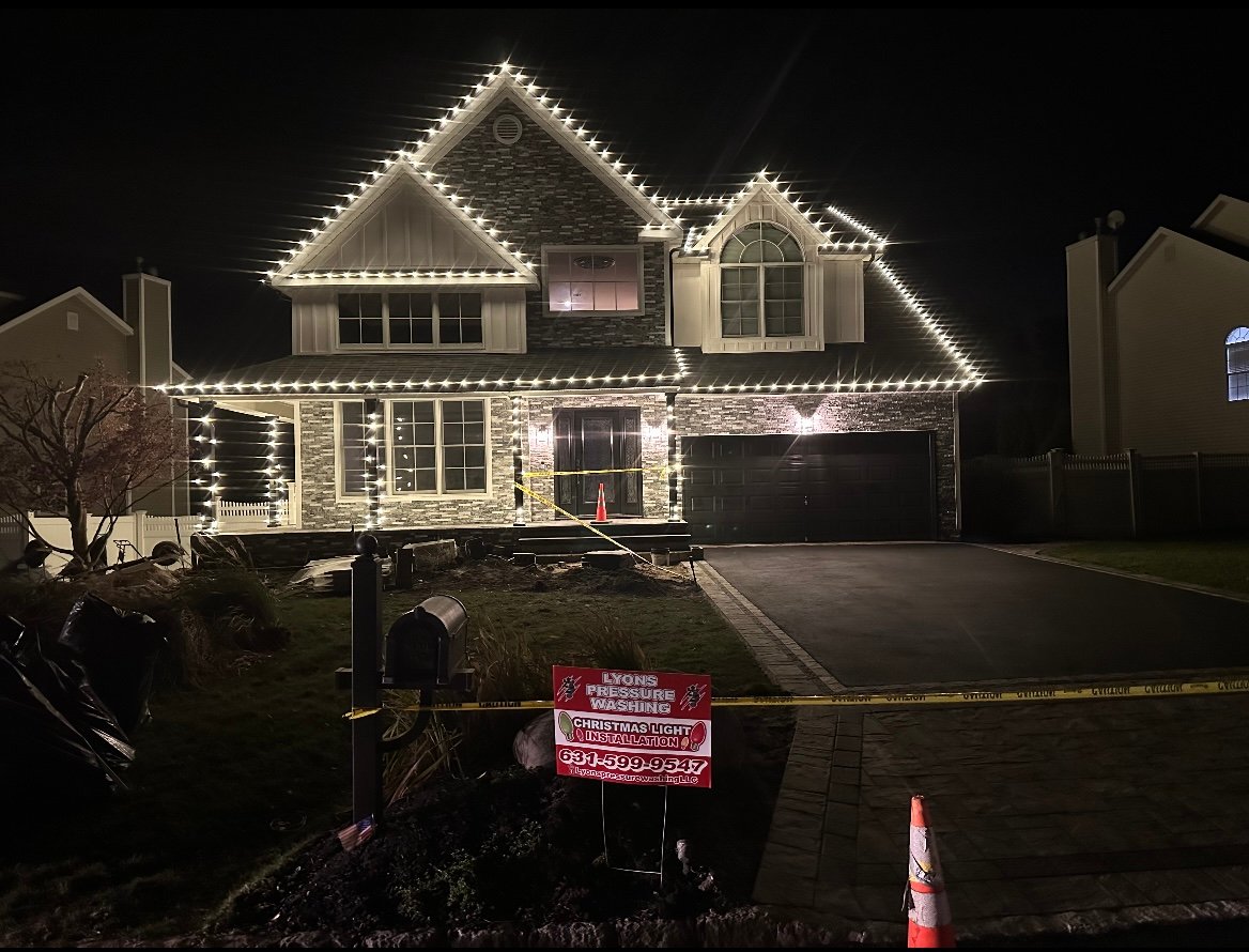 Christmas light installation for residential homes