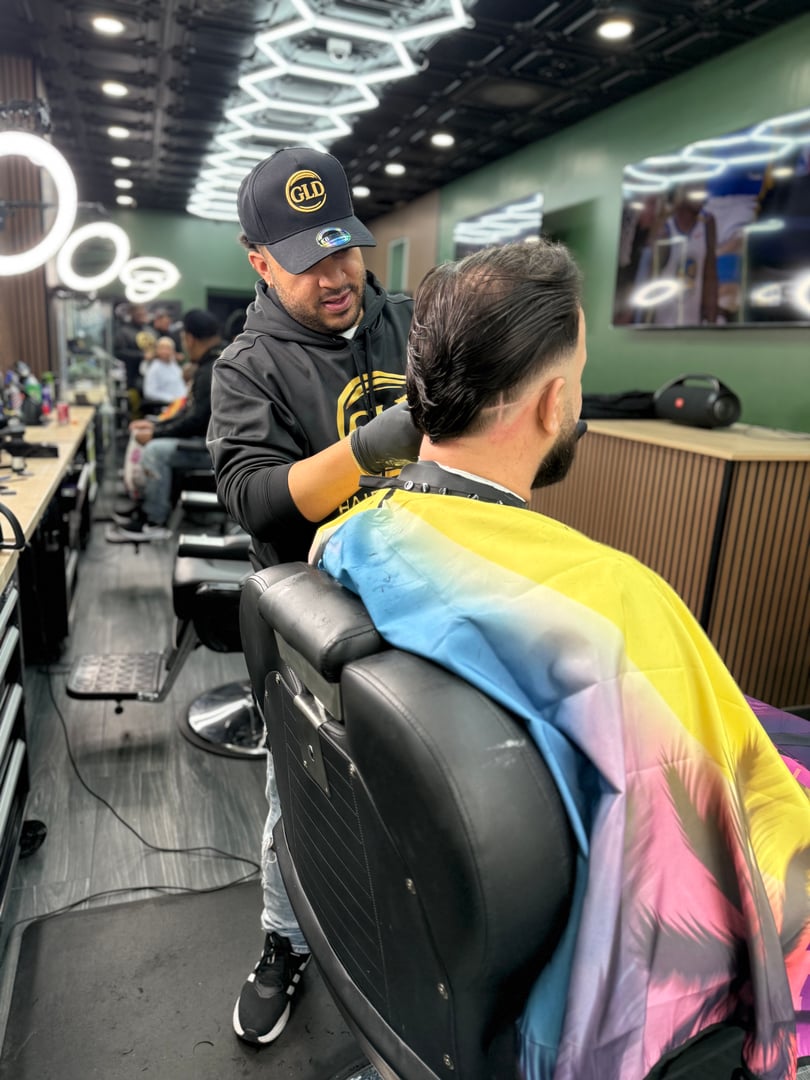 Professional barbering at GLD Hair Studio