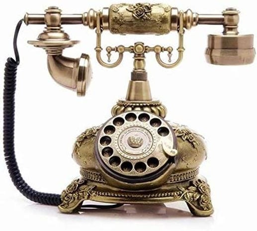 Bronze Antique vintage audio guestbook phone