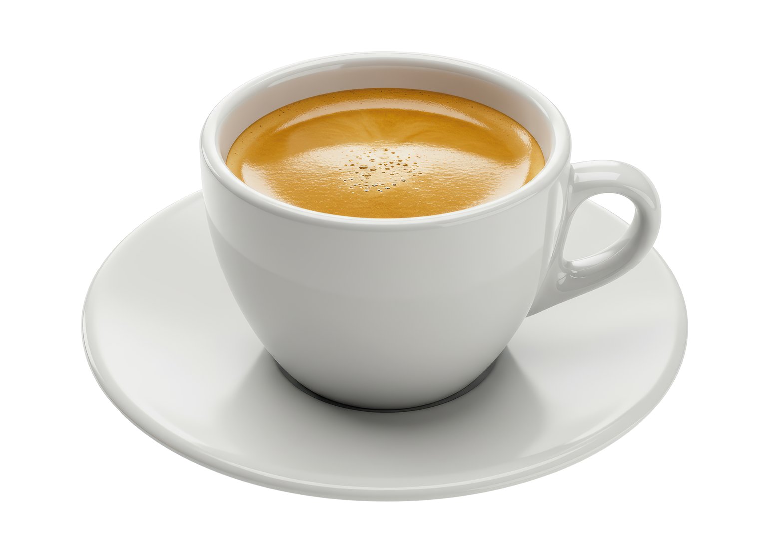 Isolated Espresso Coffee Rich Aroma