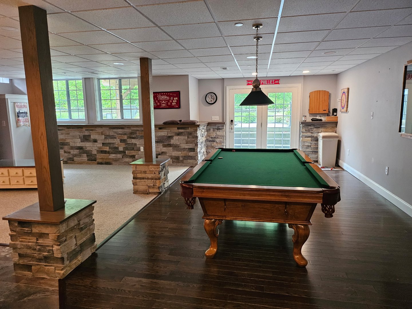 Interior wall painting project in Montgomery County