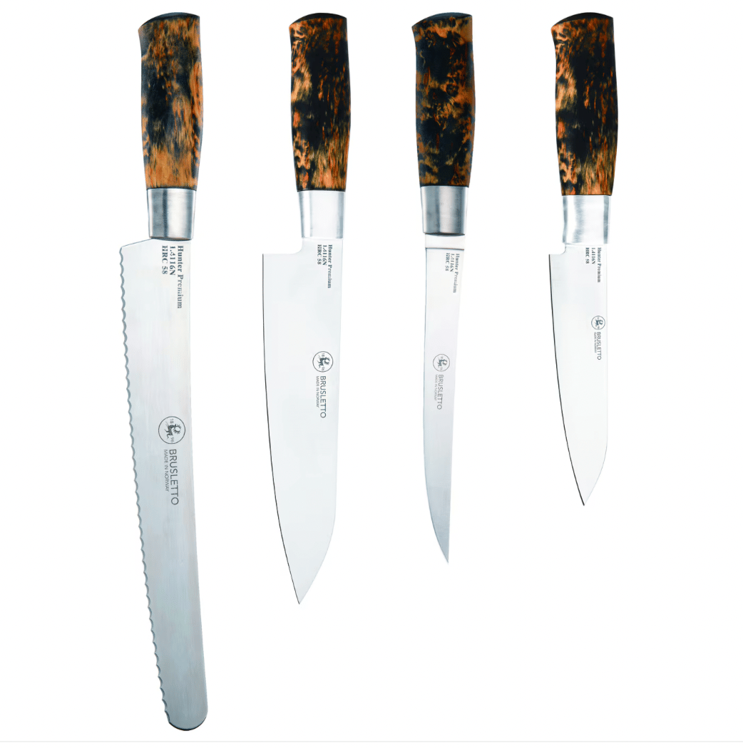 HUNTER PREMIUM CHEF 4 DELERS KNIVSETT