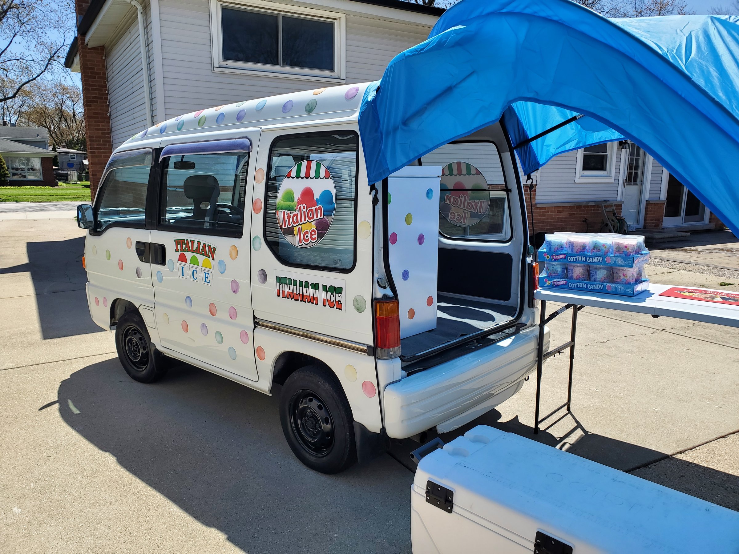 Good Humor ice cream truck serving events