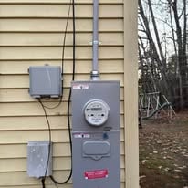 Outdoor service after replacement