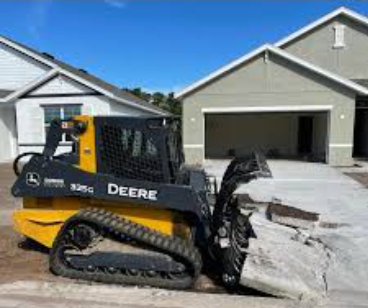 Driveway demolition project