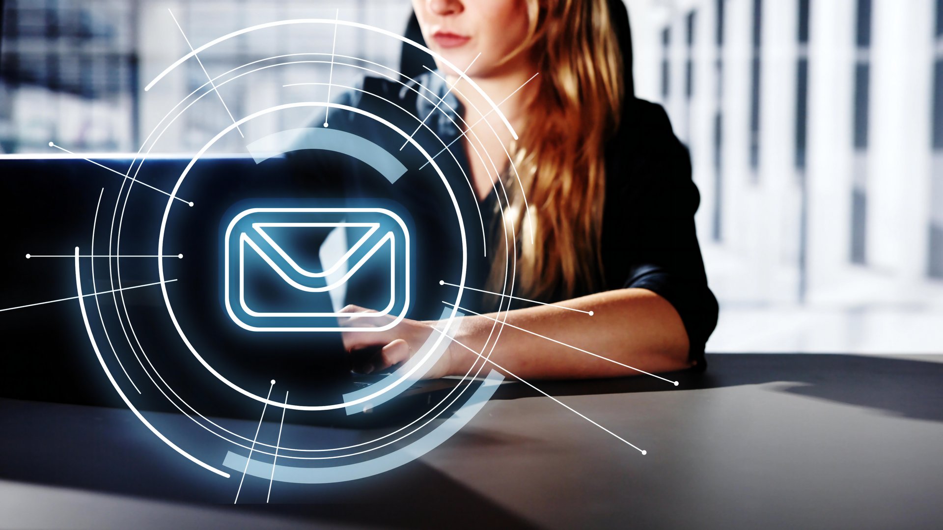 Email Marketing Communication Message Or Letter On Computer