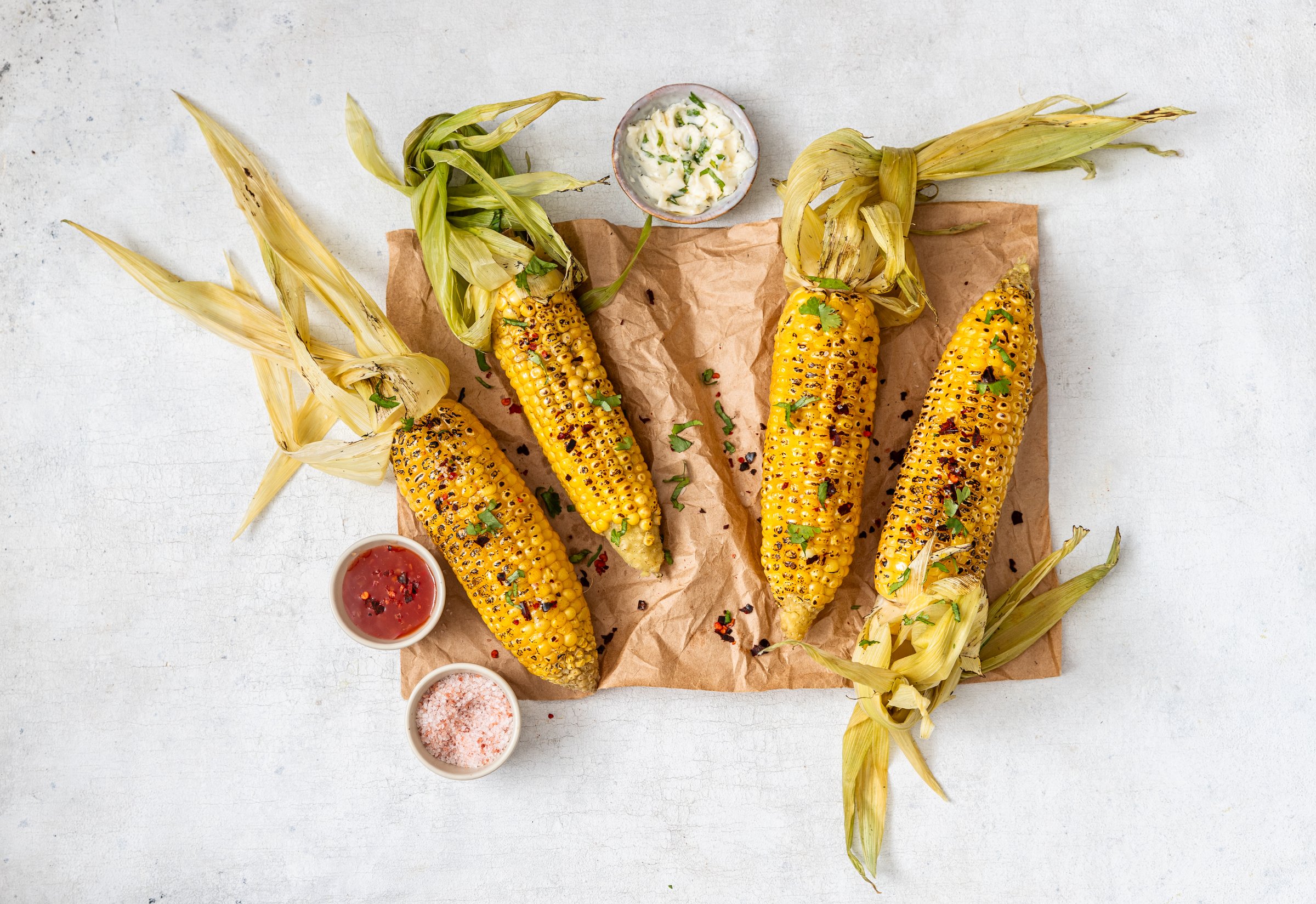 Grilled corn