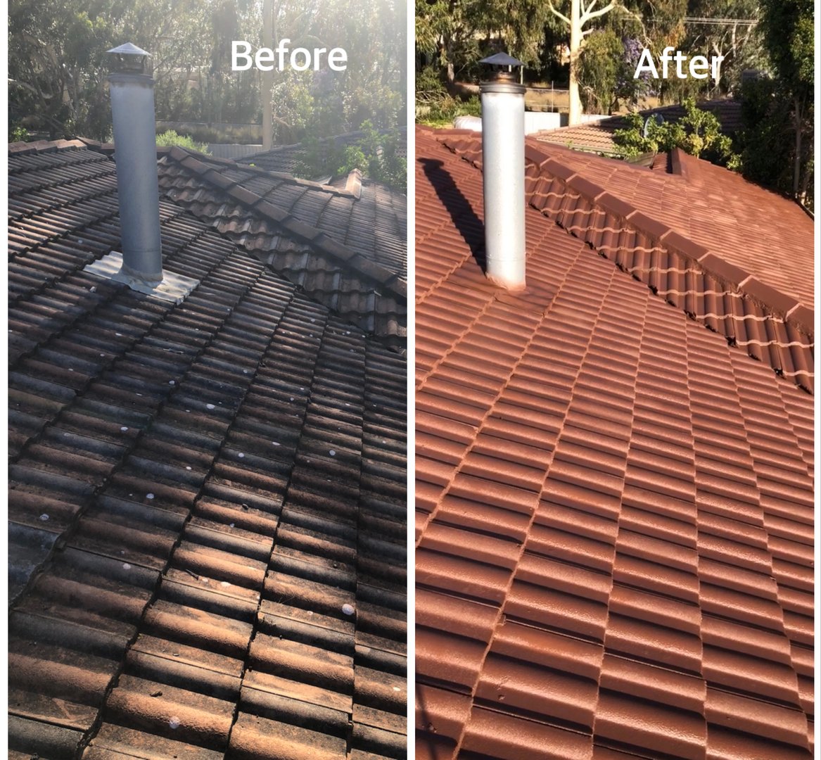 Professional roof respray service in Armadale