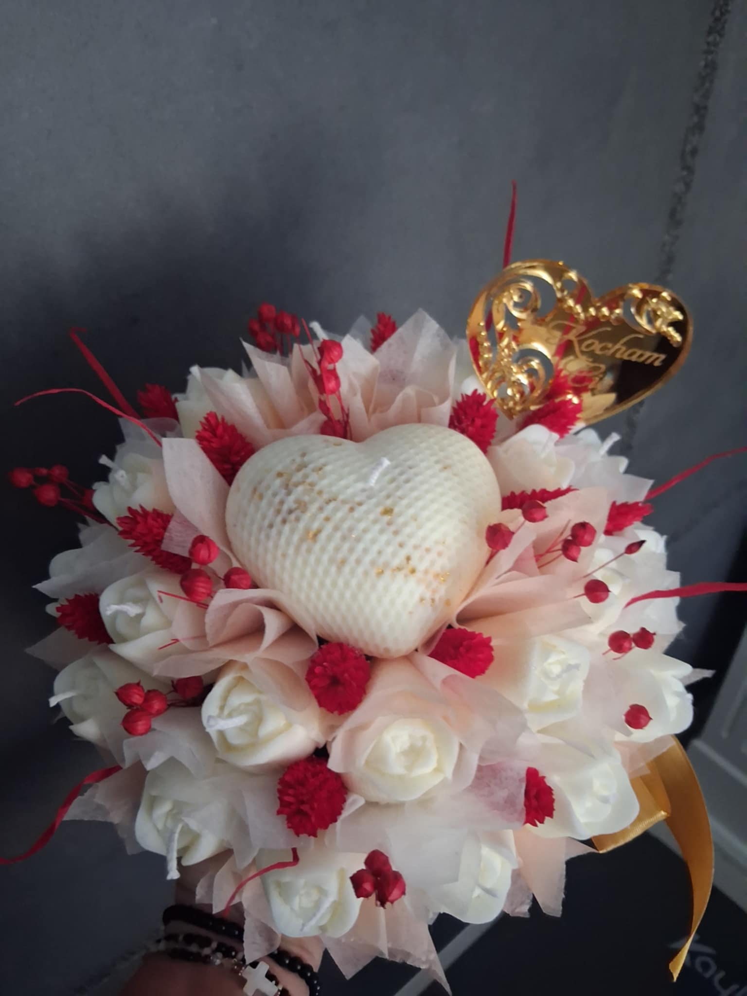 Walentynkowa świeca 10