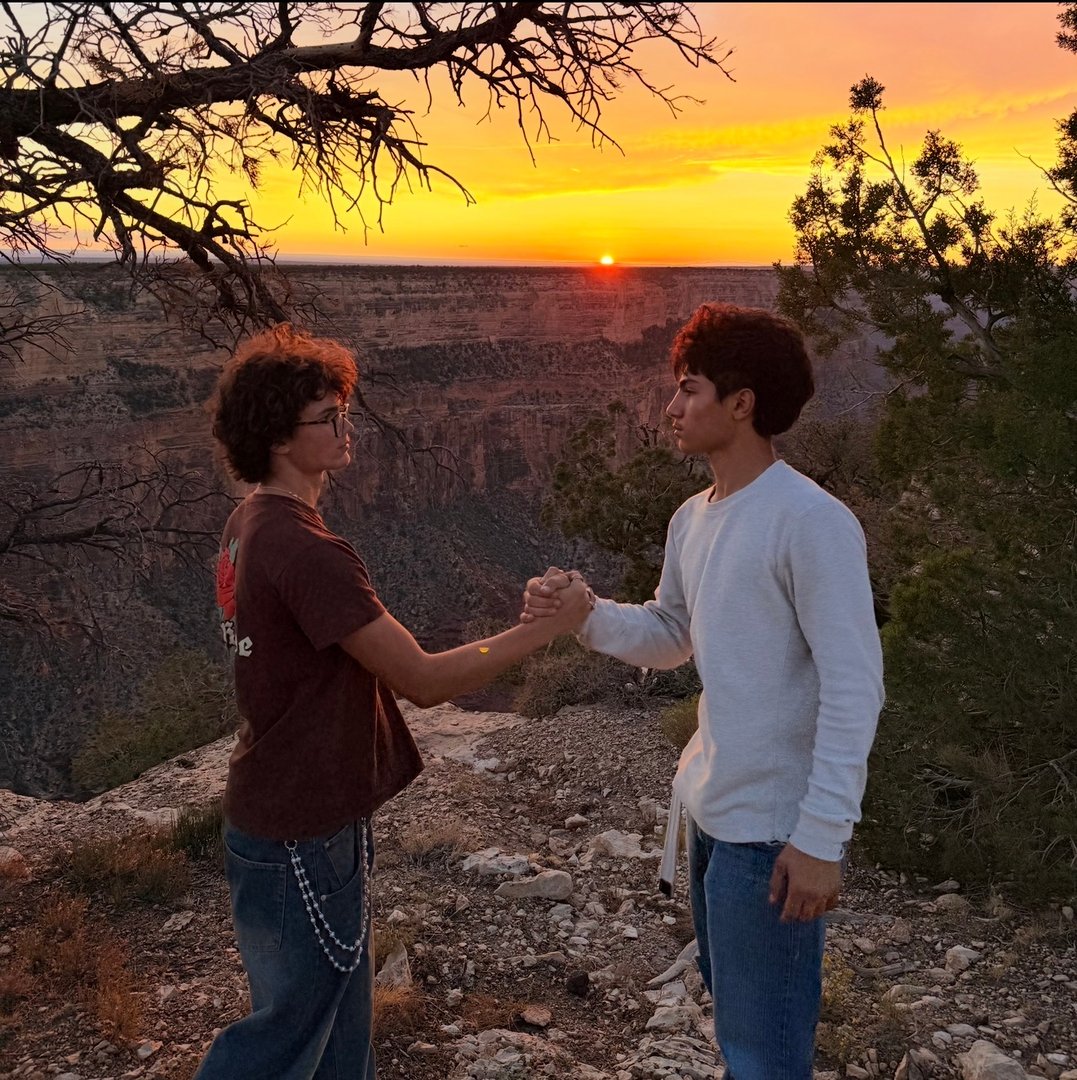 Isaac and Cassius - Desert Edge Tree Removal founders