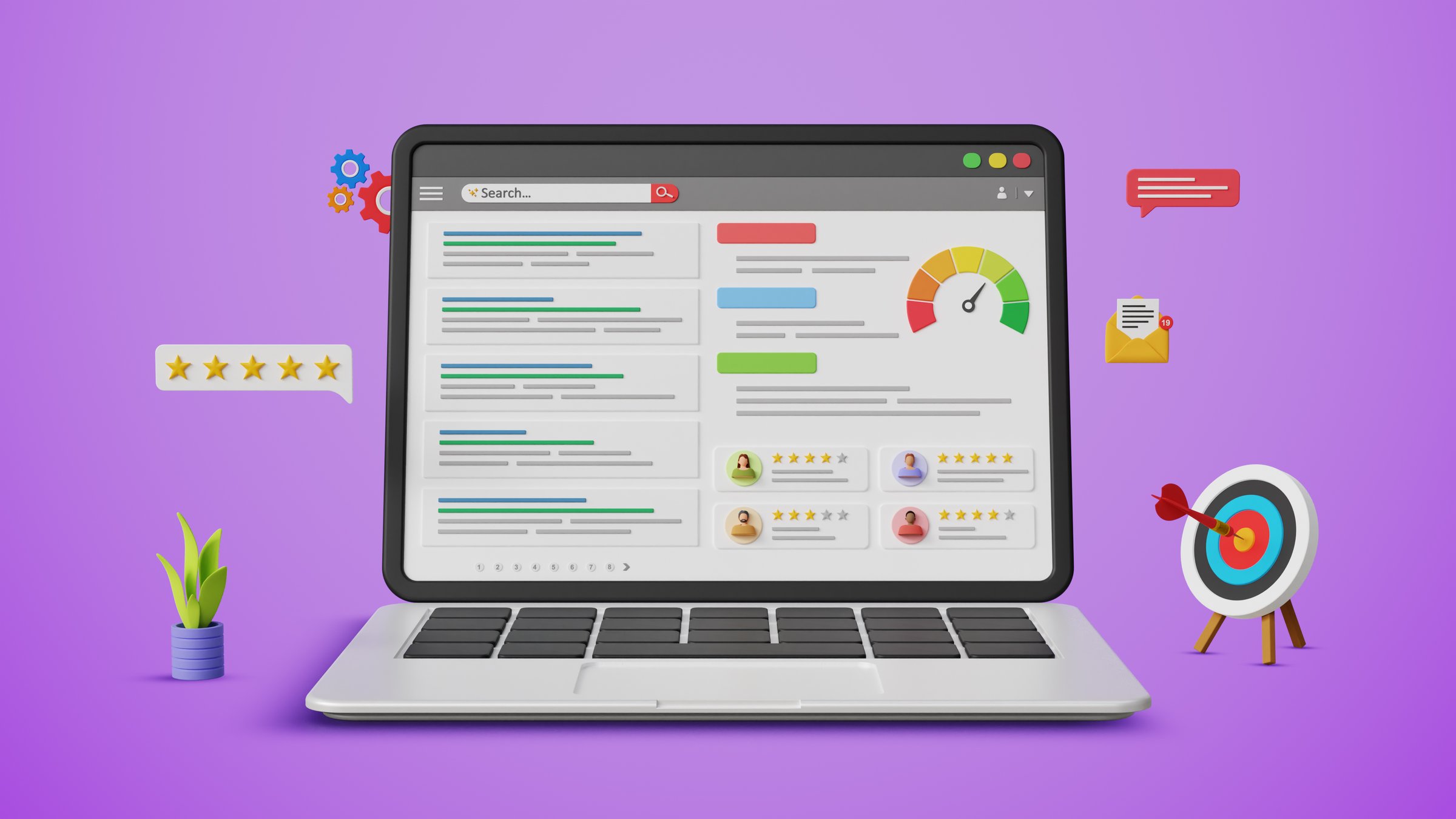 Google local 3-pack ranking example for service business