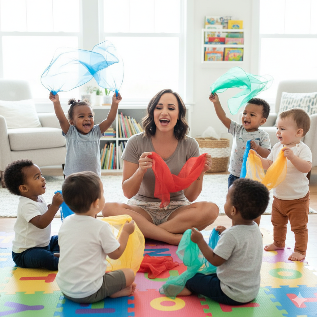 Multicultural childcare environment showcasing cultural pride and diversity in education