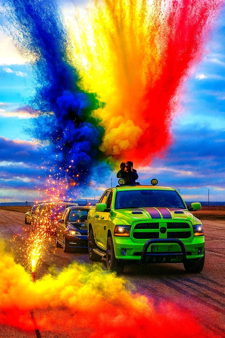 Romania Drag Race Arena with Romanian flag