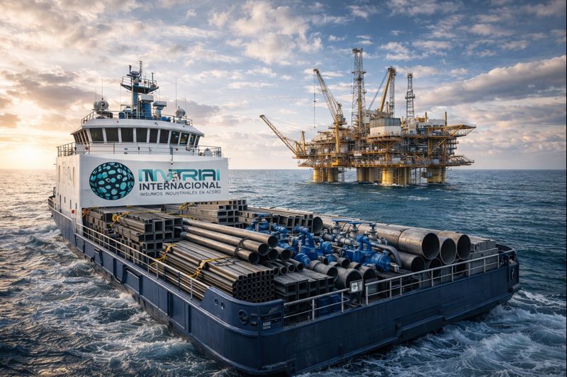 Barco de carga con contenedores