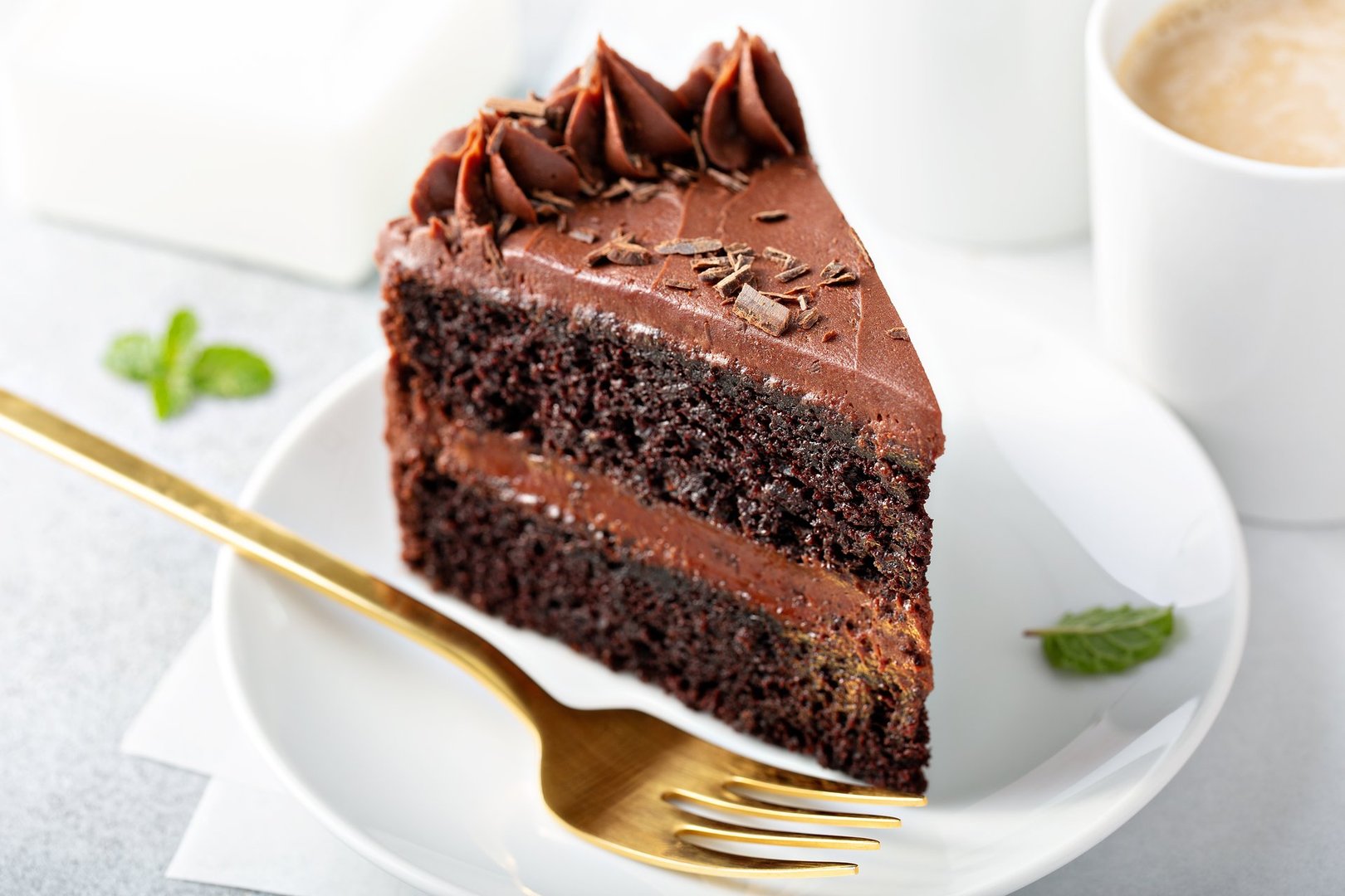 Chocolate cake with buttercream