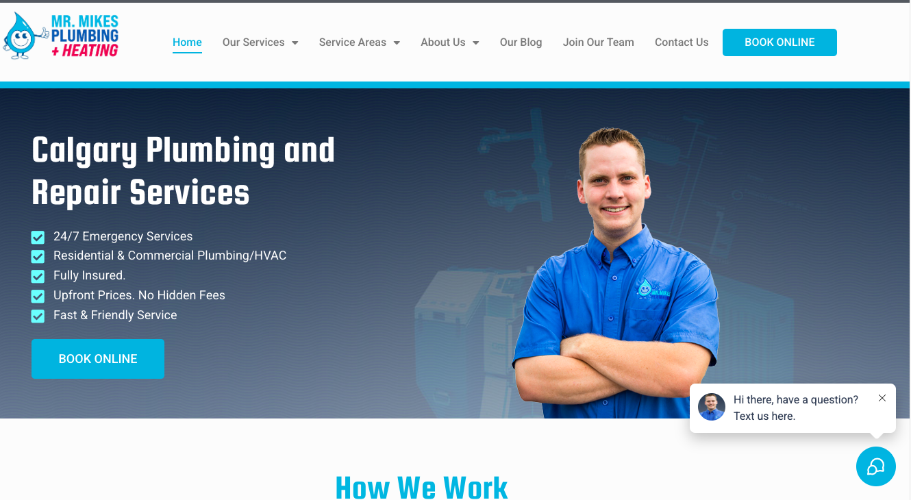 Elite Plumbing Services Website