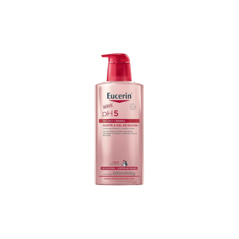 EUCERIN PH5 ACEITE Y GEL DE DUCHA 400ML