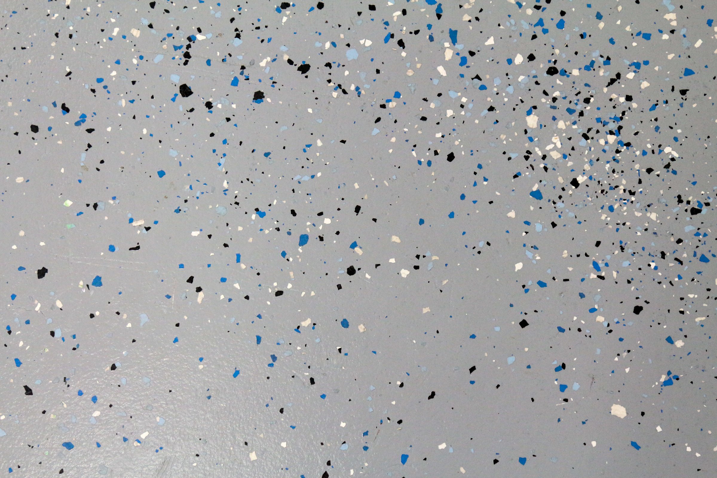 Speckled floor