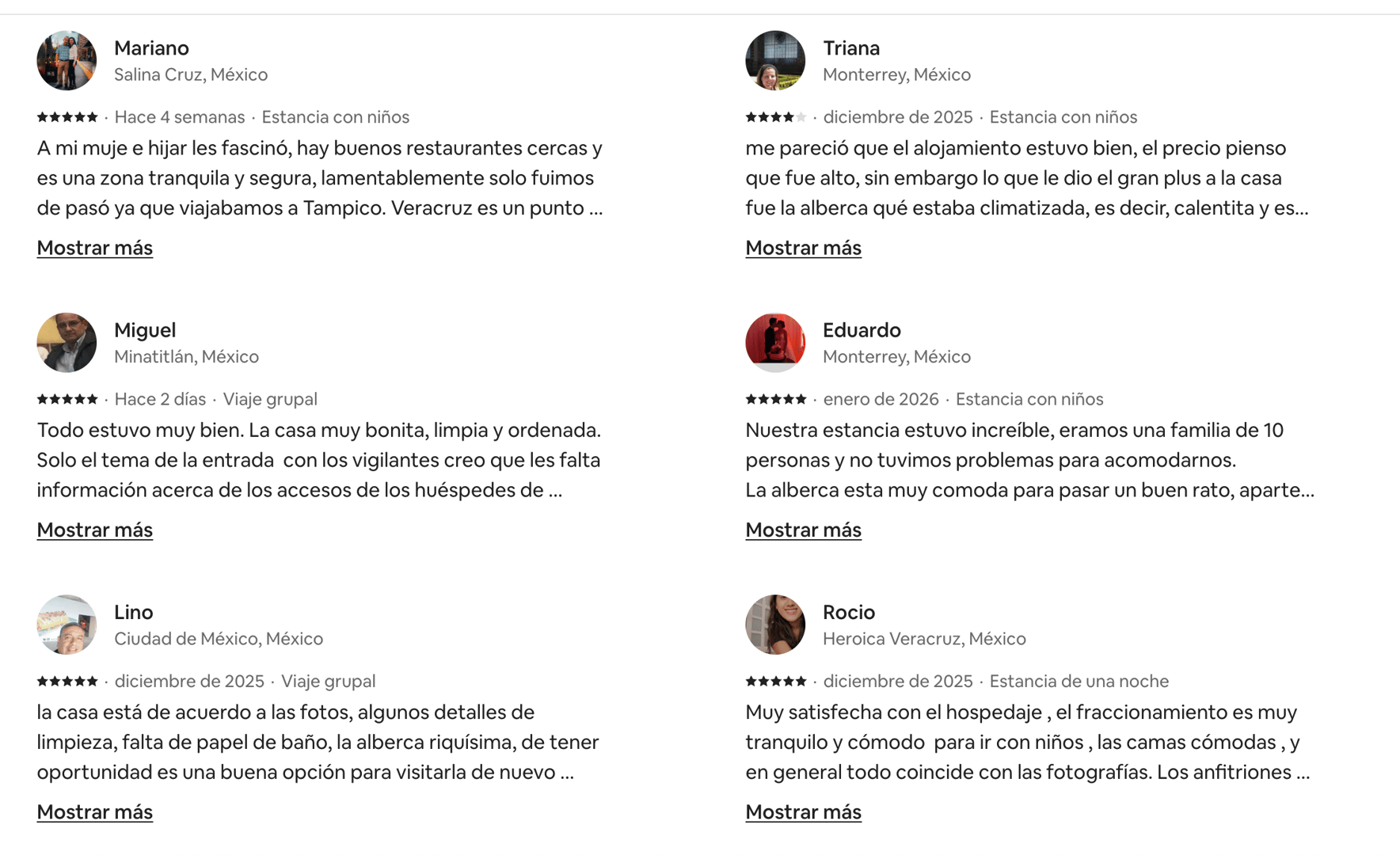 Opinión de huésped verificada en Airbnb