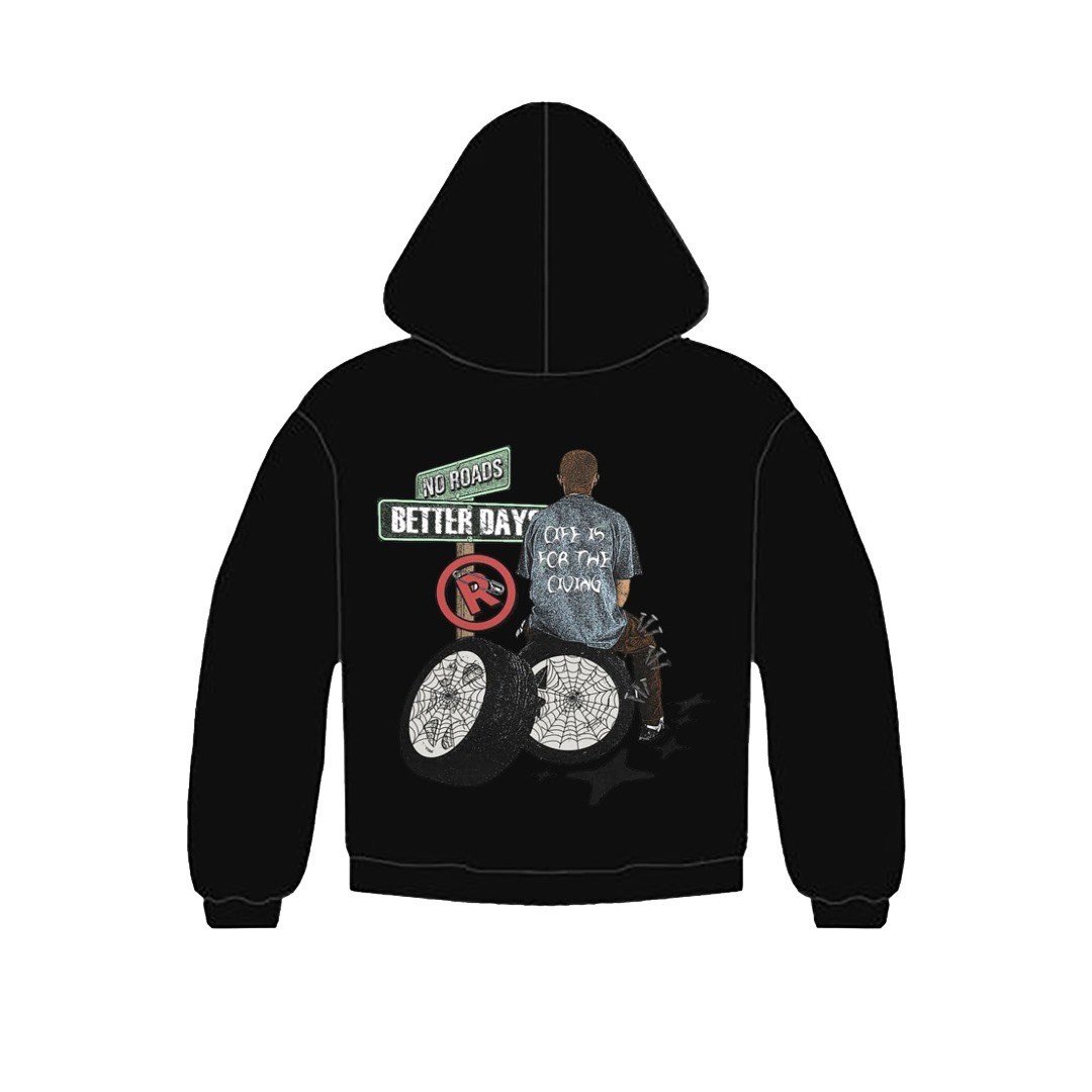 Trendy Hoodie - back view