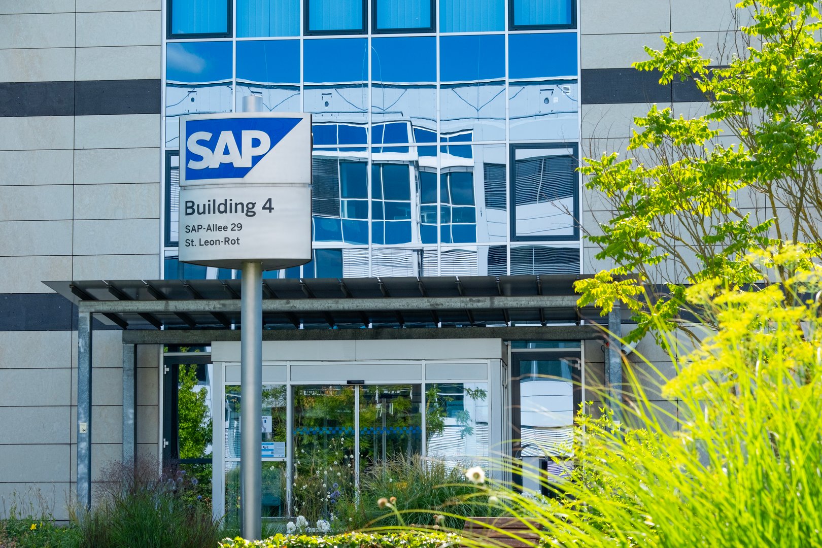 software and technology SAP SE company, German multinational International Business Expansion, supply chain management, business operation, resource planning, St.Leon-Rot, Germany - July 29, 2024