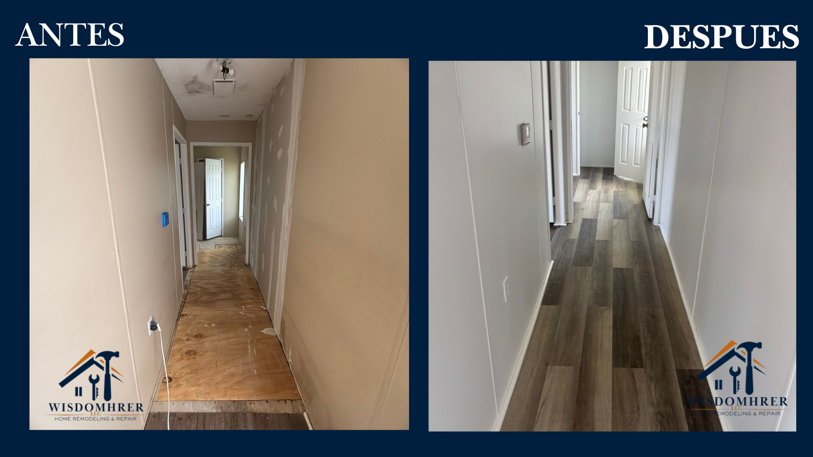 Proyecto de pintura exterior antes y después