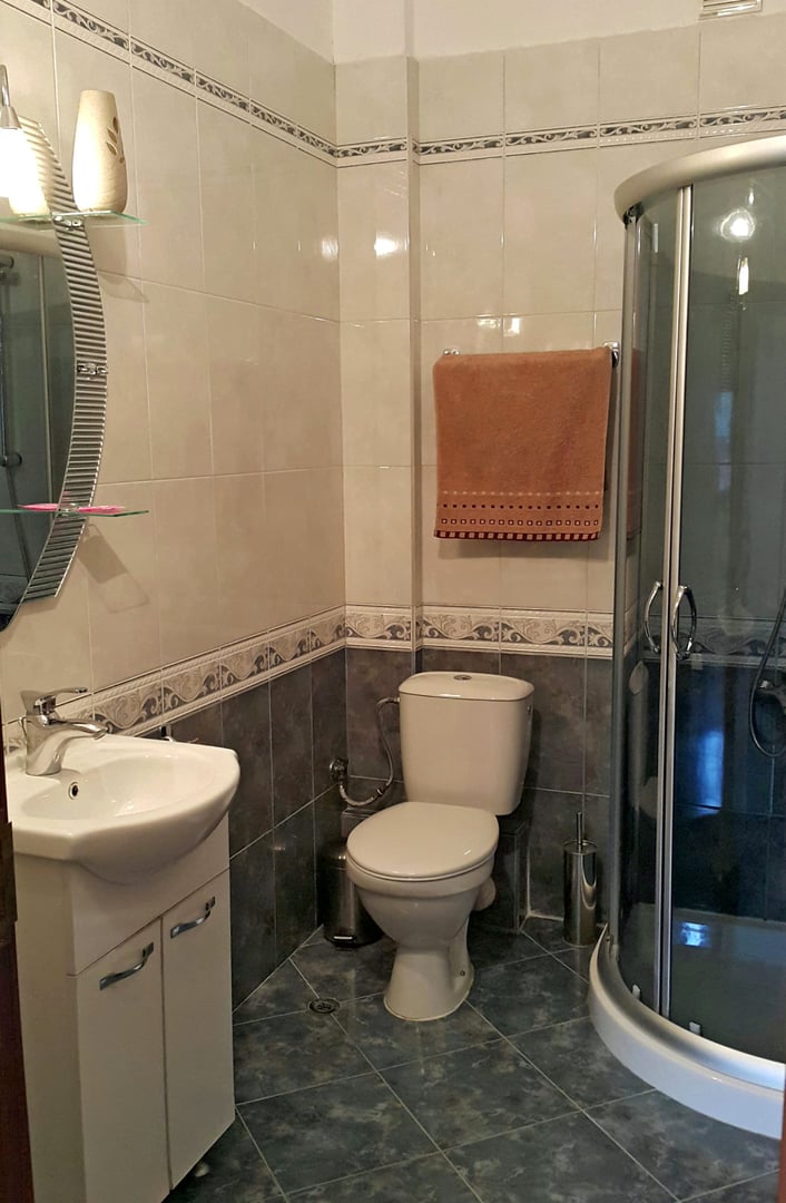 Private bathroom with modern amenities