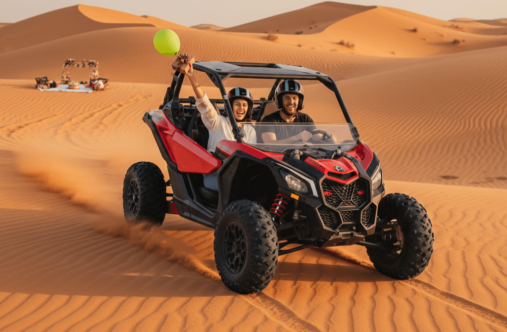 dune buggy birthday in dubai desert