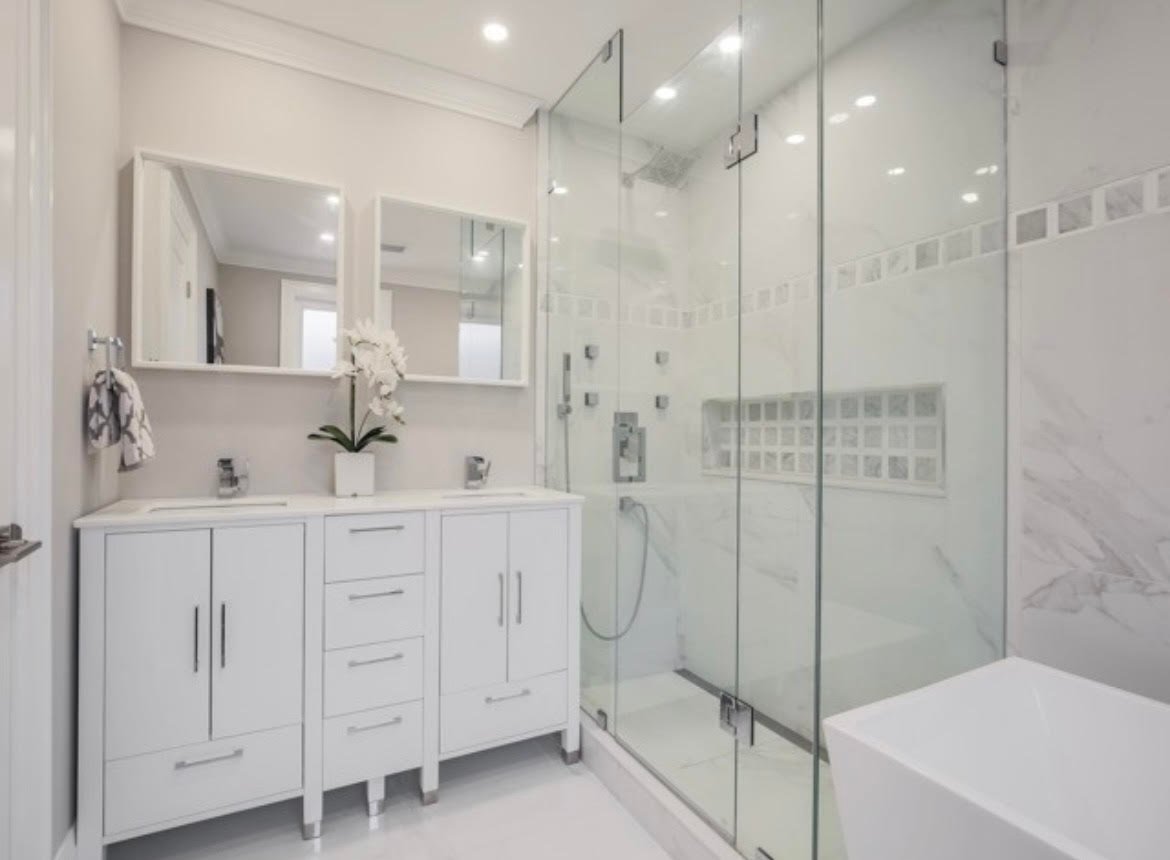 Bathroom renovation project