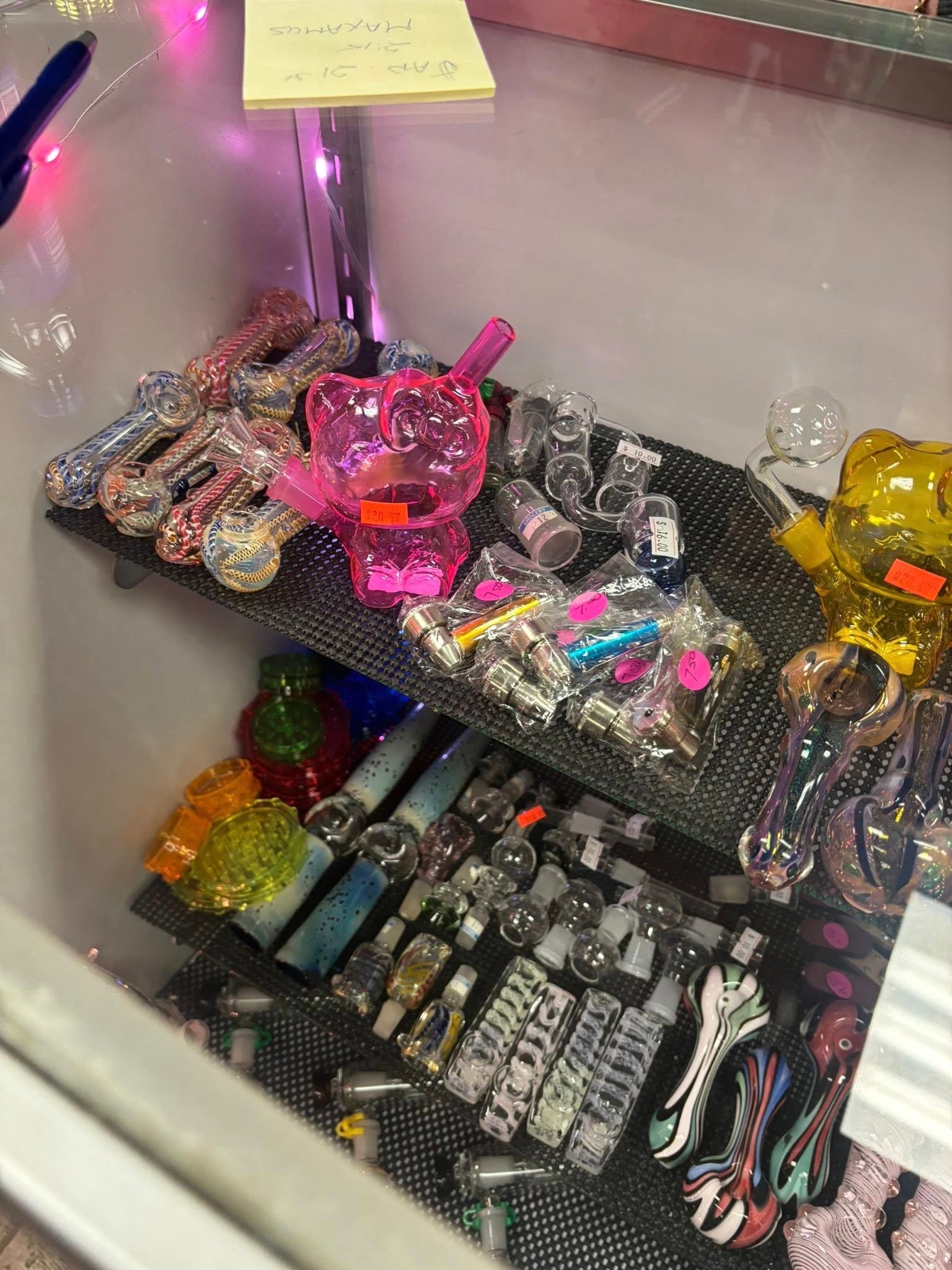 Specialty smoking accessories and glass items