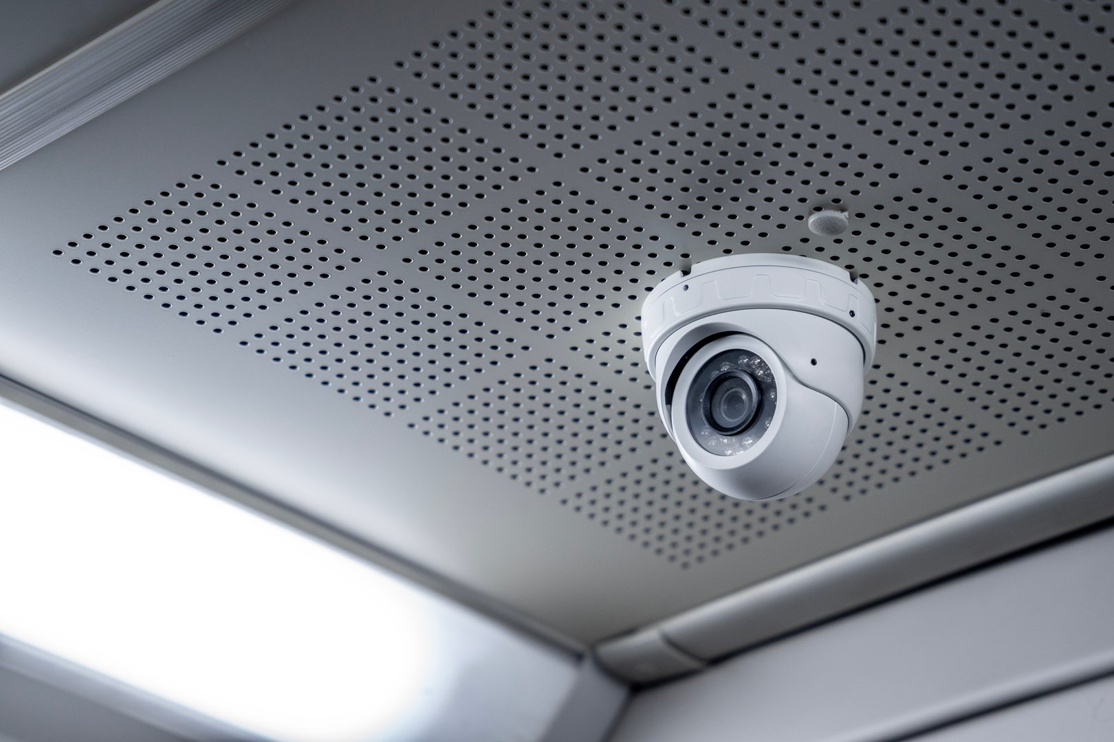 Indoor CCTV monitoring security cameras