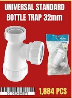 Universal Standard Bottle Trap 32mm